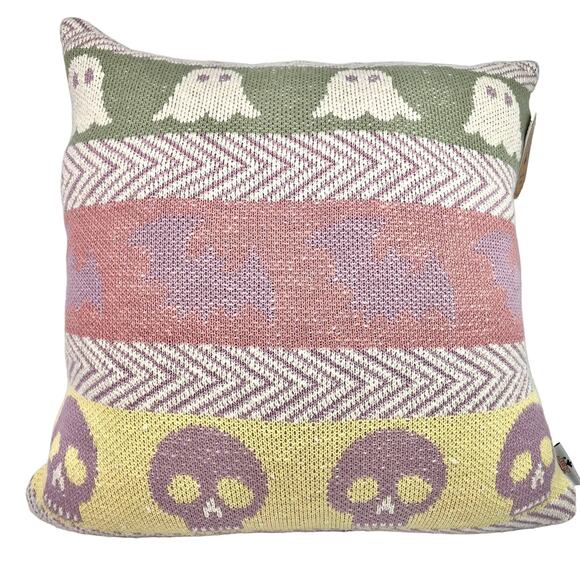 NWT Sweet Street Pastel Halloween Sweater Pillow - Picture 3 of 6